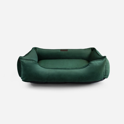 Chester & Lee | Classic Velvet Sleeper Dog Bed Green