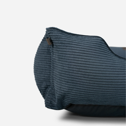 Chester & Lee | Fancy Corduroy Sleeper Dog Bed Graphite
