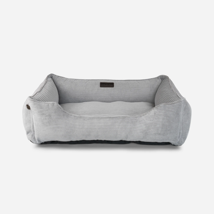 Chester & Lee | Fancy Corduroy Sleeper Dog Bed Gray