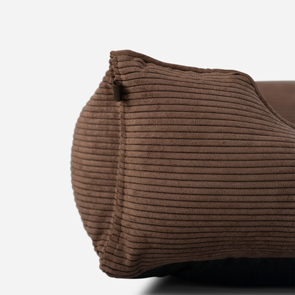 Chester & Lee | Fancy Corduroy Sleeper Dog Bed Brown