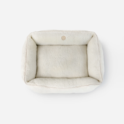 Chester & Lee | Furry Sleeper Dog Bed Beige
