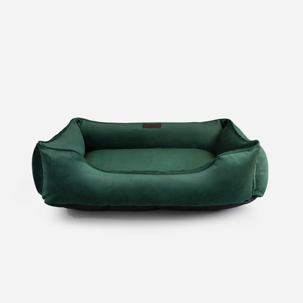 Chester & Lee | Classic Velvet Sleeper Dog Bed Green