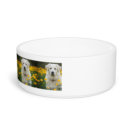 Ceramic Pet Bowl – 16 oz Dog Feeding Bowl
