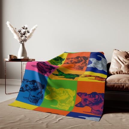 Sweatshirt Blanket – Plush Fleece Throw, 2 Size Options