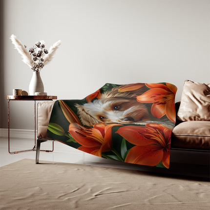 Sweatshirt Blanket – Plush Fleece Throw, 2 Size Options