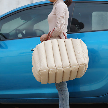 Pet Nest Travel Cat Nest Dog Nest Cage Mat Handbag Car Dual Use Winter Warmth