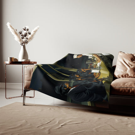 Sweatshirt Blanket – Plush Fleece Throw, 2 Size Options