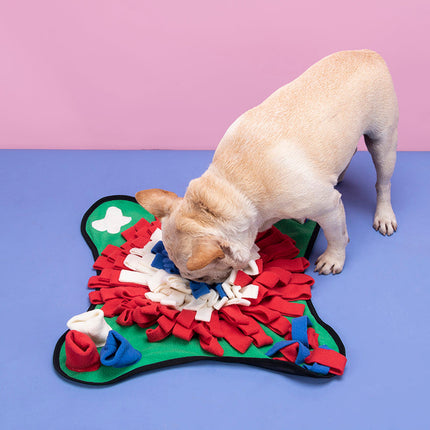 Pet Snuffle Mat For Dogs, Interactive Feed Game For Boredom Pets, Encourages Natural Foraging Skills For Cats Dogs Bowl Travel Use, Dog Treat Dispenser Indoor Outdoor Stress Relief