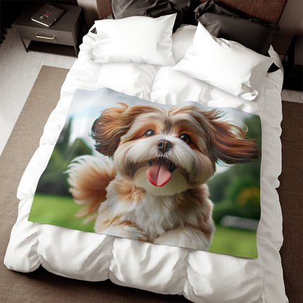 Sweatshirt Blanket – Plush Fleece Throw, 2 Size Options