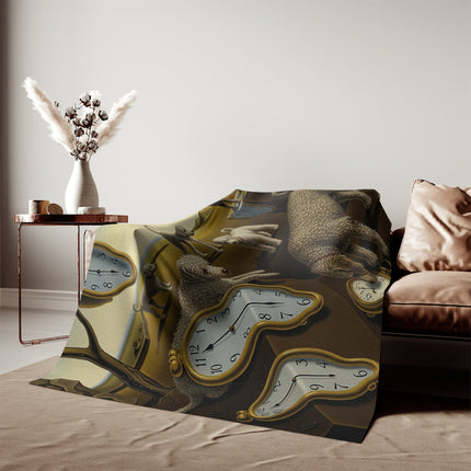 Sweatshirt Blanket – Plush Fleece Throw, 2 Size Options