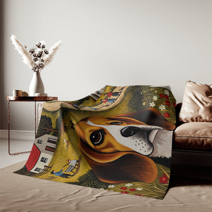Sweatshirt Blanket – Plush Fleece Throw, 2 Size Options