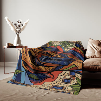 Sweatshirt Blanket – Plush Fleece Throw, 2 Size Options