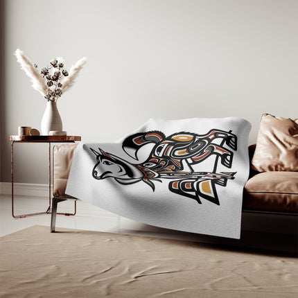 Sweatshirt Blanket – Plush Fleece Throw, 2 Size Options