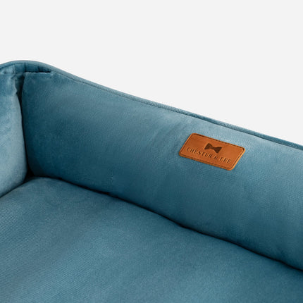 Chester & Lee | Vibrant Velvet Sleeper Dog Bed Tiffany