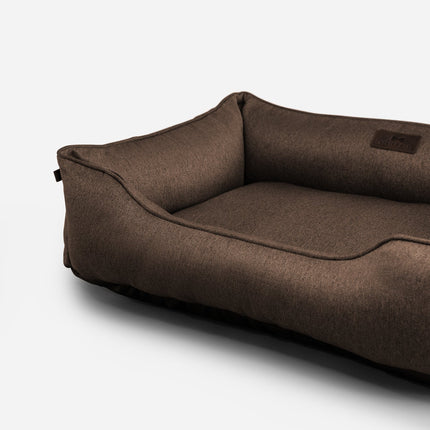 Chester & Lee | Cotton Sleeper Dog Bed Brown