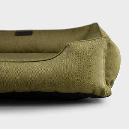 Chester & Lee | Cotton Sleeper Dog Bed Olive