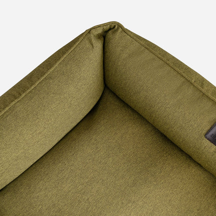 Chester & Lee | Cotton Sleeper Dog Bed Olive
