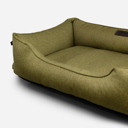 Chester & Lee | Cotton Sleeper Dog Bed Olive