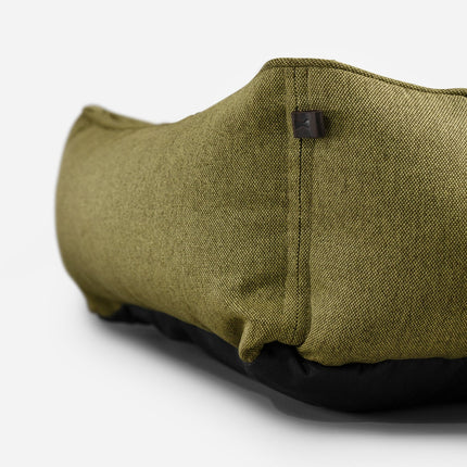 Chester & Lee | Cotton Sleeper Dog Bed Olive