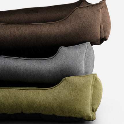 Chester & Lee | Cotton Sleeper Dog Bed Olive