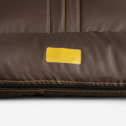Chester & Lee | Waterproof Lounger Dog Bed Brown