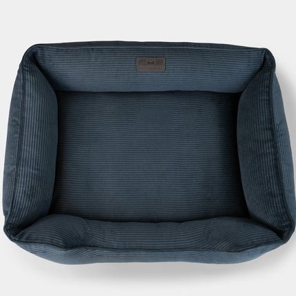 Chester & Lee | Fancy Corduroy Sleeper Dog Bed Graphite