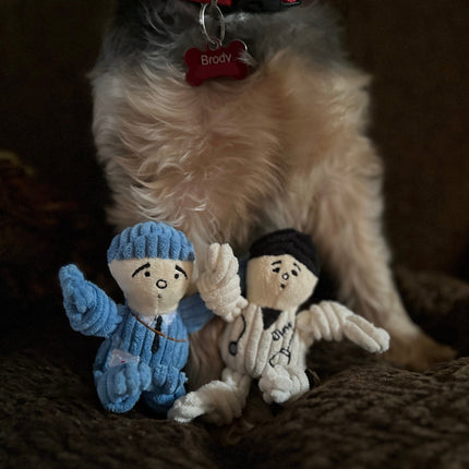 Wee Huggles® Assorted Dog People™ Plush Dog Toys, 3 Pack