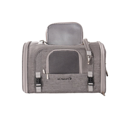 Mr. Peanut's Monterey Series Airline Compliant Horizontal Backpack Pet Carrier