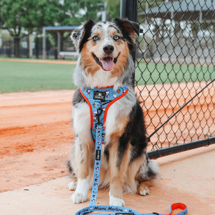 Dog Adjustable Harness - MLB™ x Peanuts™ Miami Marlins™