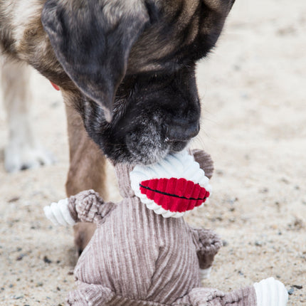 Stuey Sock Monkey Knottie®  Plush Dog Toy