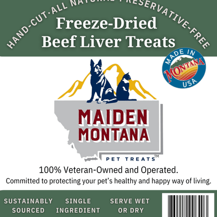 Freeze Dried Treats | Beef Liver | 12oz.