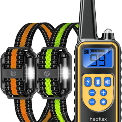 Remote Dog Training Collars –Waterproof Rechargeable 1640ft Range, 3 Dog System