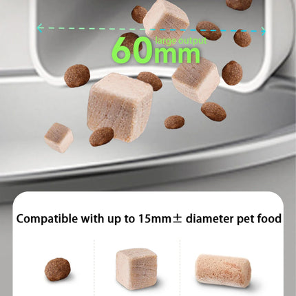 Smart Pet Feeder with 1080P Camera — Dual-Band WiFi (2.4/5GHz) App-Controlled Automatic Cat & Dog Kibble Dispenser, Voice Call & Portion Control