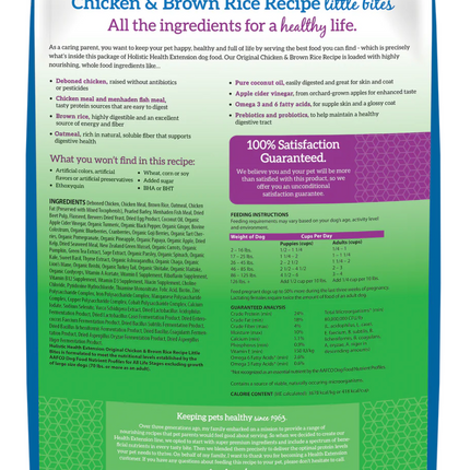 Health Extension All Life Stages Little Bites Original Chicken and Brown Rice Dog Food