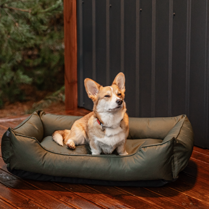 Chester & Lee | Waterproof Sleeper Dog Bed Green
