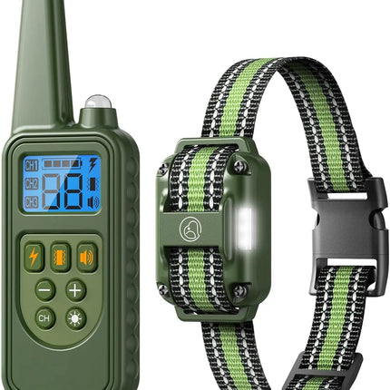 Waterproof Dog Training Collars for up to 3 Dogs 2600FT Remote IPX7 Rechargeable