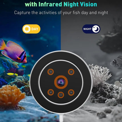 WiFi Automatic Fish Feeder with Camera App Control Moisture Proof 230ML