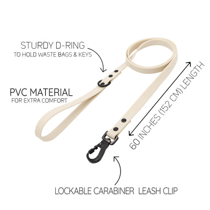 Dog Waterproof Leash - Beige