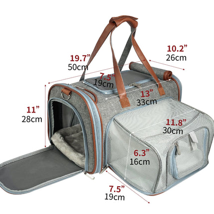 Mr. Peanut's Gold Series Big Apple XL Expandable Pet Carrier V2.0