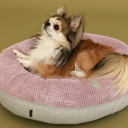 Chester & Lee | Light Pink Donut Dog Bed