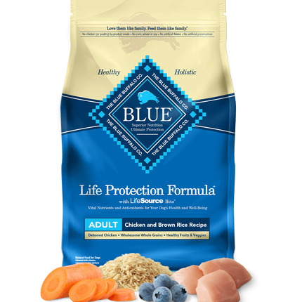 Blue Buffalo Adult Chicken and Brown Rice Dry Dog Food