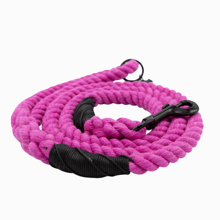 Dog Rope Leash - Neon Pink