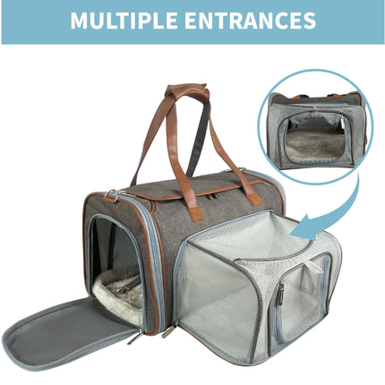 Mr. Peanut's Gold Series Standard Size Airline Compliant Expandable Pet Carrier V2.0