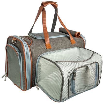 Mr. Peanut's Gold Series Standard Size Airline Compliant Expandable Pet Carrier V2.0