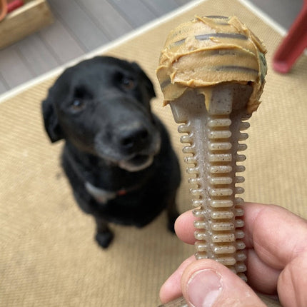 Honey Bone Dental Tower Nylon Chew Toy for Aggressive Chewers | USA Made