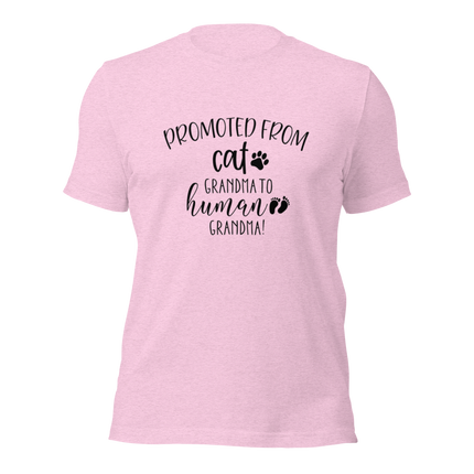 Promoted from Cat Grandma to Human Grandma T-Shirt